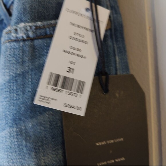 Current Elliott Womens The Boyfriend Mason Wash Size 31 NWT - Picture 7 of 10